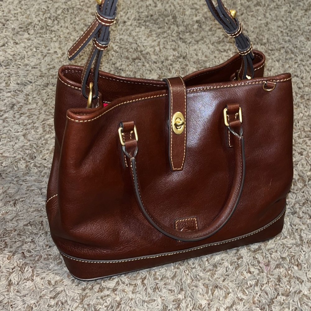 Florentine Perry satchel in chestnut